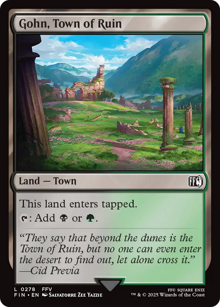 Gohn, Town of Ruin [FINAL FANTASY] | Pegasus Games WI