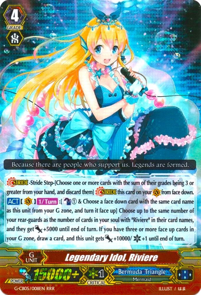 Legendary Idol, Riviere (G-CB05/008EN) [Prismatic Divas] | Pegasus Games WI