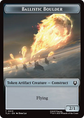 Ballistic Boulder // Food (0019) Double-Sided Token [Avatar: The Last Airbender Tokens] | Pegasus Games WI