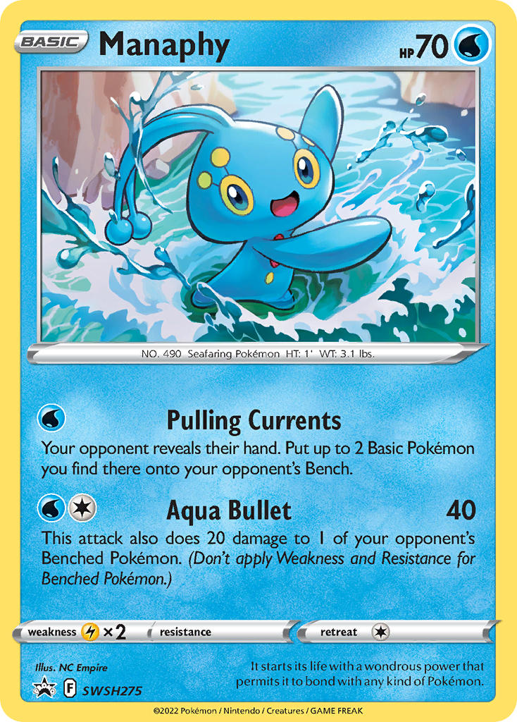 Manaphy (SWSH275) [Sword & Shield: Black Star Promos] | Pegasus Games WI