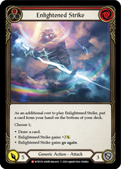 Enlightened Strike [U-WTR159] (Welcome to Rathe Unlimited)  Unlimited Rainbow Foil | Pegasus Games WI