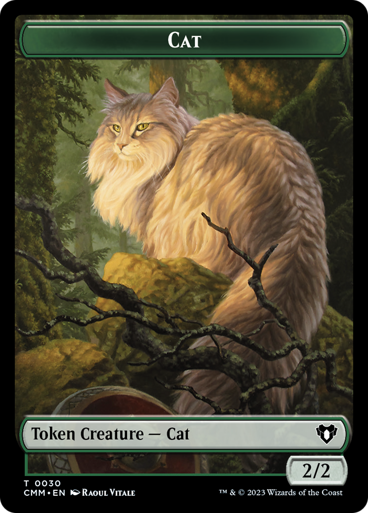 Cat Token (30) [Commander Masters Tokens] | Pegasus Games WI