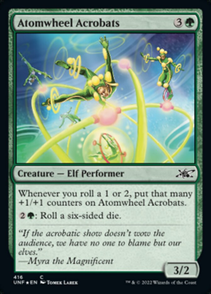 Atomwheel Acrobats (Galaxy Foil) [Unfinity] | Pegasus Games WI