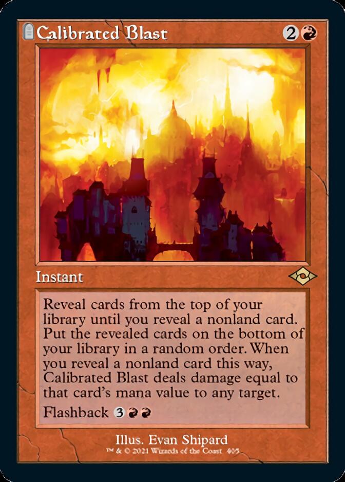 Calibrated Blast (Retro) [Modern Horizons 2] | Pegasus Games WI