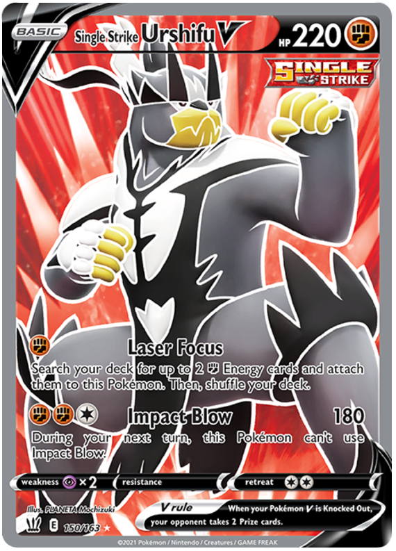 Single Strike Urshifu V (150/163) [Sword & Shield: Battle Styles] | Pegasus Games WI