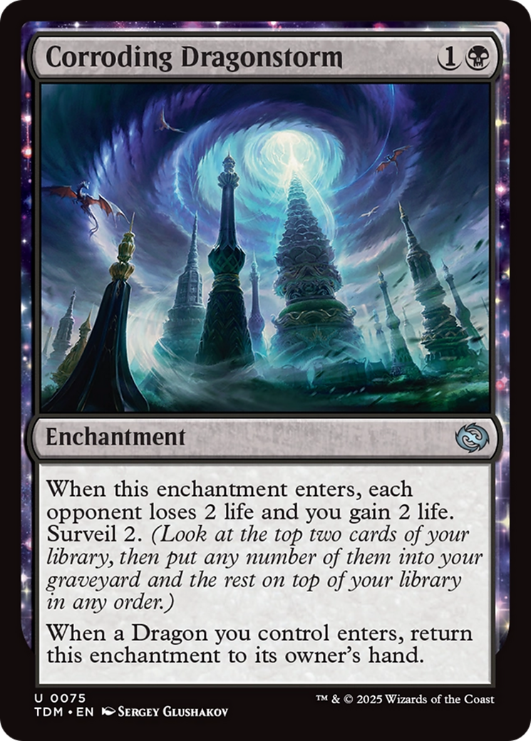 Corroding Dragonstorm [Tarkir: Dragonstorm] | Pegasus Games WI