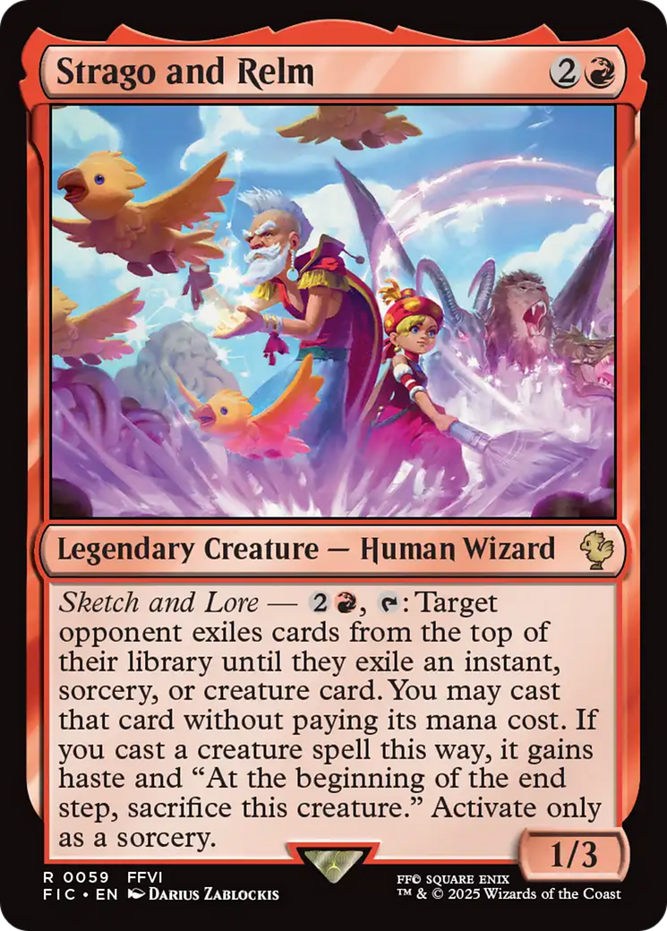 Strago and Relm [FINAL FANTASY Commander] | Pegasus Games WI