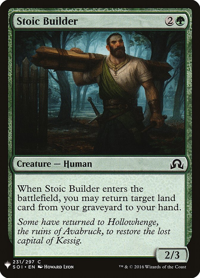 Stoic Builder [Mystery Booster] | Pegasus Games WI