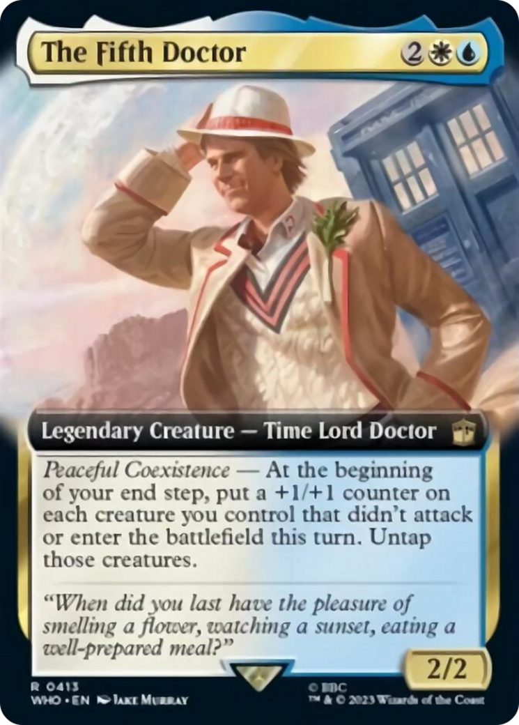The Fifth Doctor (Extended Art) [Doctor Who] | Pegasus Games WI