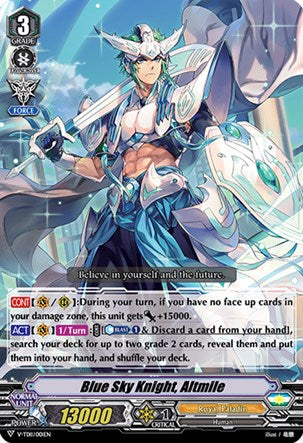 Blue Sky Knight, Altmile (Parallel Foil) (V-TD11/001EN) [Altmile] | Pegasus Games WI