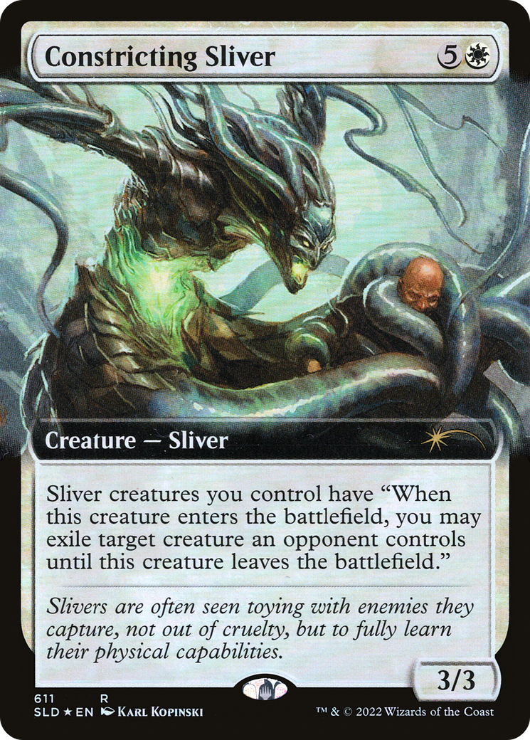 Constricting Sliver (Extended Art) [Secret Lair Drop Promos] | Pegasus Games WI