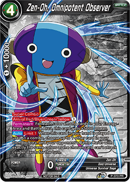 Zen-Oh, Omnipotent Observer (Unison Warrior Series Boost Tournament Pack Vol. 7 - Winner) (P-373) [Tournament Promotion Cards] | Pegasus Games WI