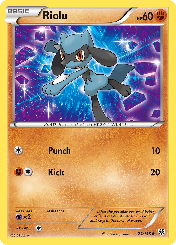 Riolu (75/135) [Black & White: Plasma Storm] | Pegasus Games WI