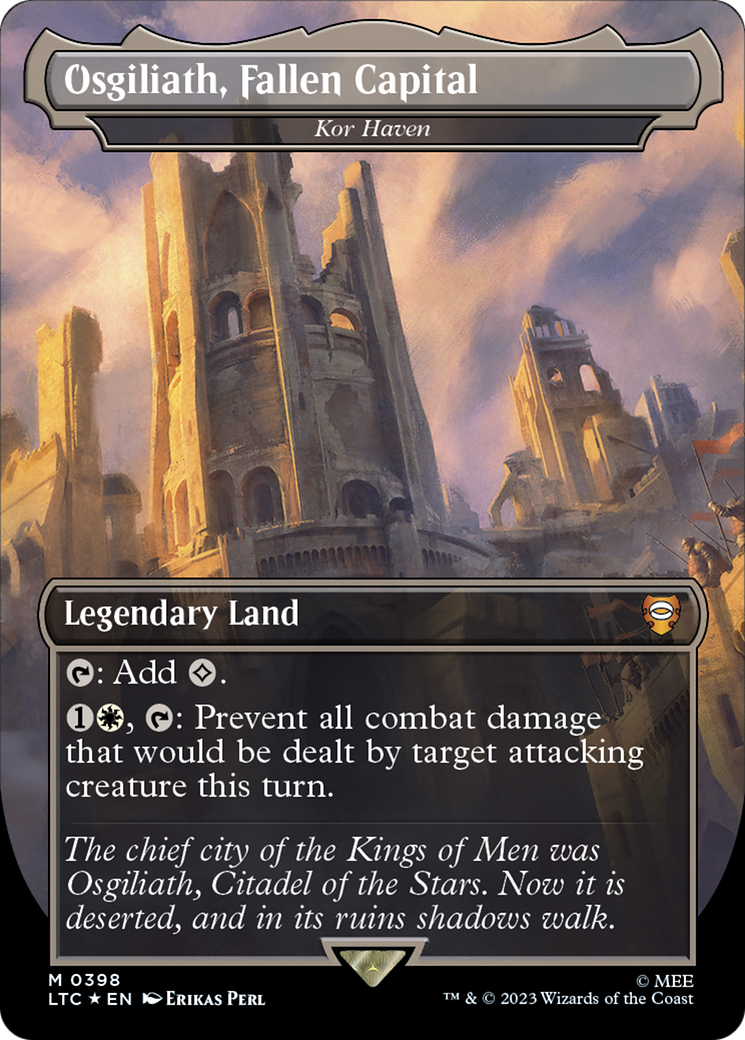 Osgiliath, Fallen Capital - Kor Haven (Surge Foil Realms and Relics) [The Lord of the Rings: Tales of Middle-Earth Commander] | Pegasus Games WI