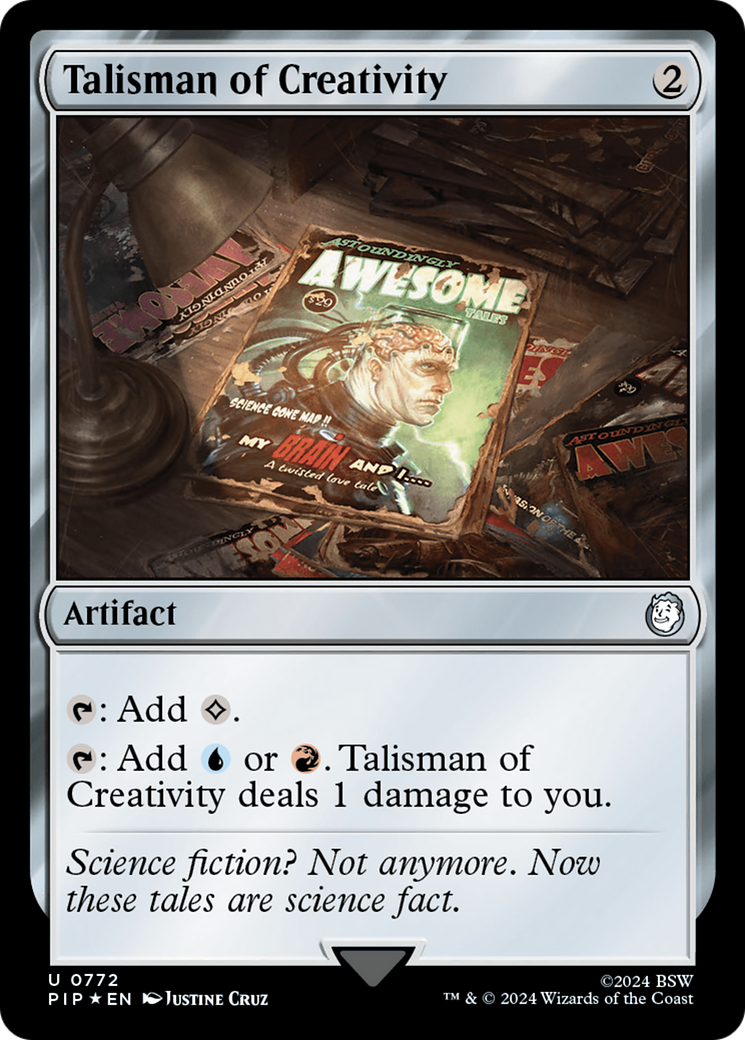 Talisman of Creativity (Surge Foil) [Fallout] | Pegasus Games WI