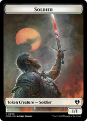 Soldier // Servo Double-Sided Token [Commander Masters Tokens] | Pegasus Games WI
