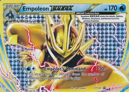 Empoleon BREAK (XY134) (Jumbo Card) [XY: Black Star Promos] | Pegasus Games WI