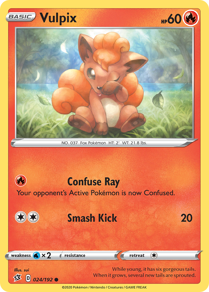 Vulpix (024/192) [Sword & Shield: Rebel Clash] | Pegasus Games WI