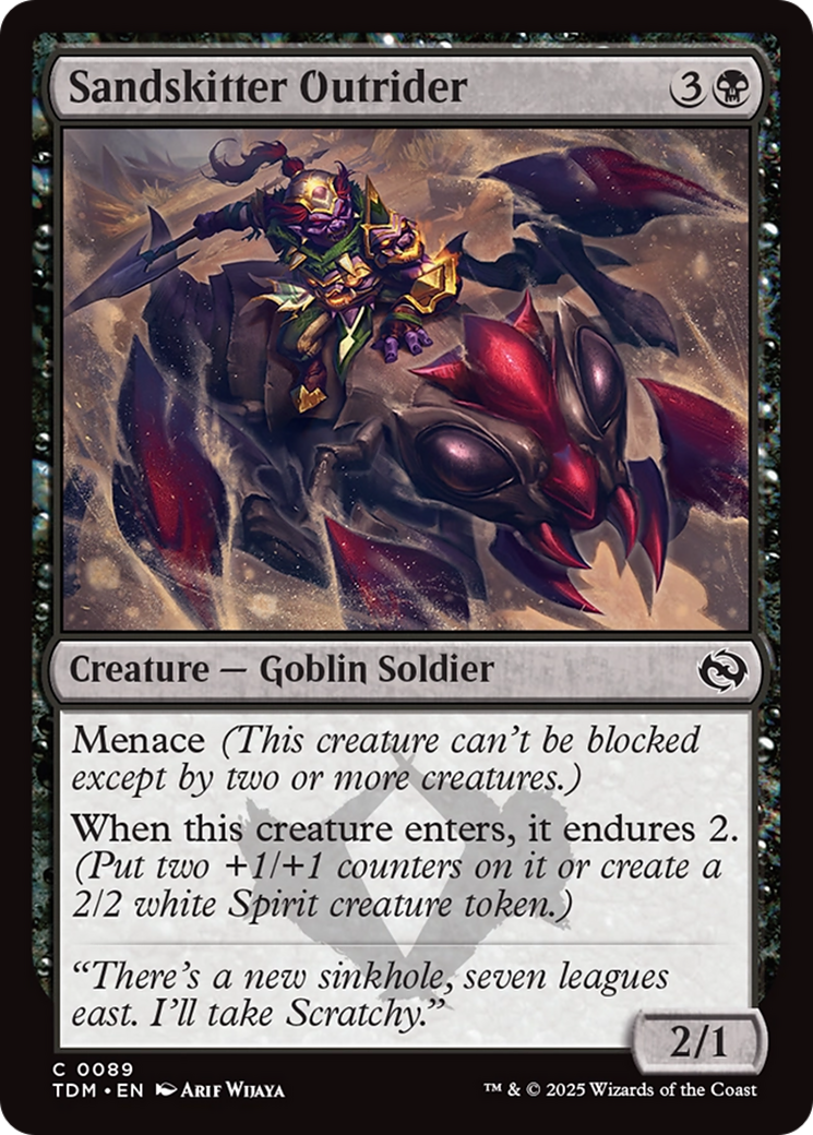 Sandskitter Outrider [Tarkir: Dragonstorm] | Pegasus Games WI