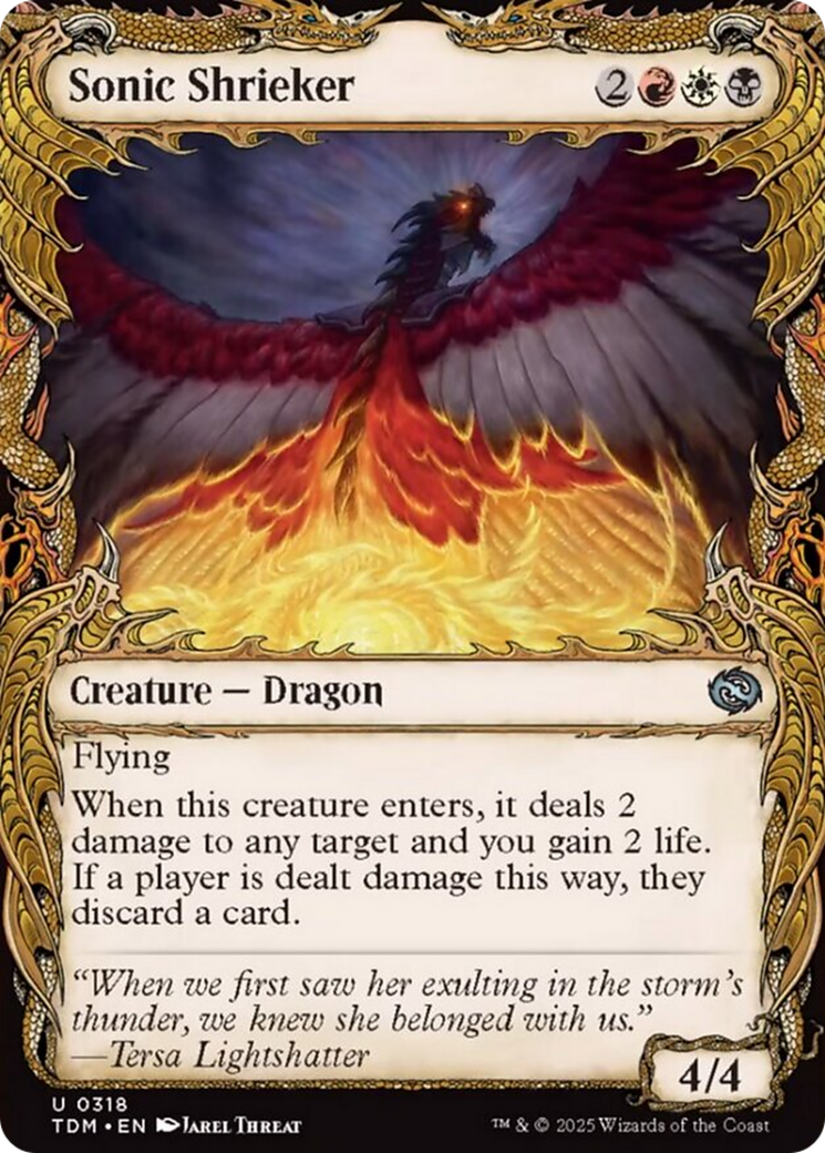 Sonic Shrieker (Showcase) [Tarkir: Dragonstorm] | Pegasus Games WI