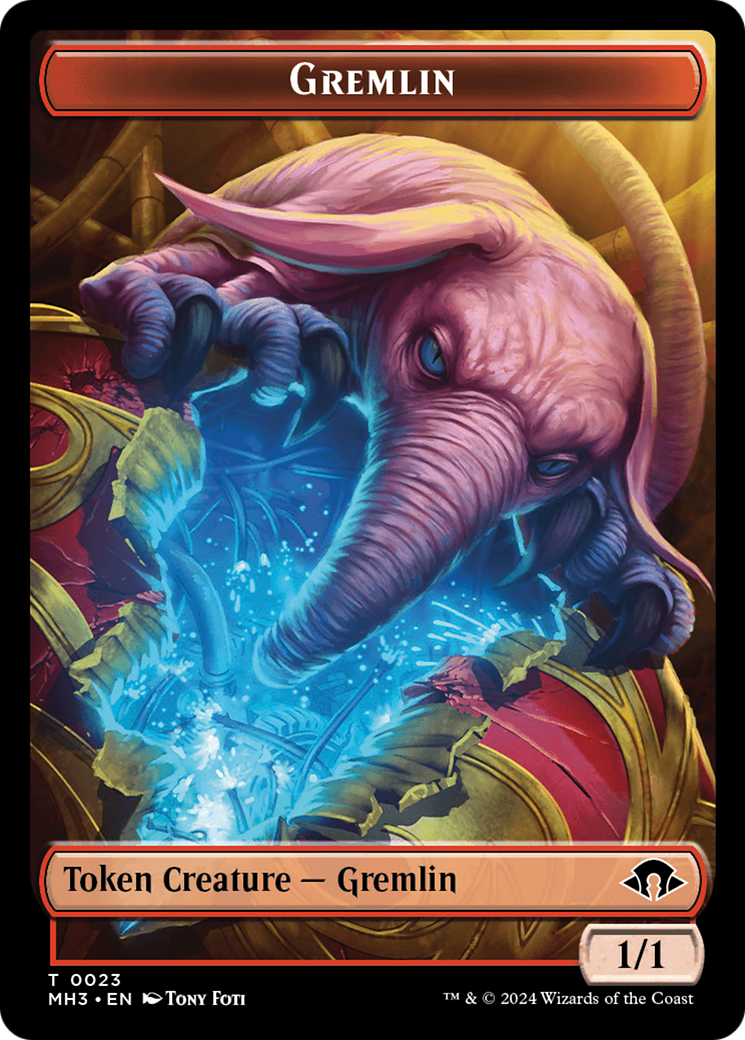 Gremlin Token [Modern Horizons 3 Tokens] | Pegasus Games WI