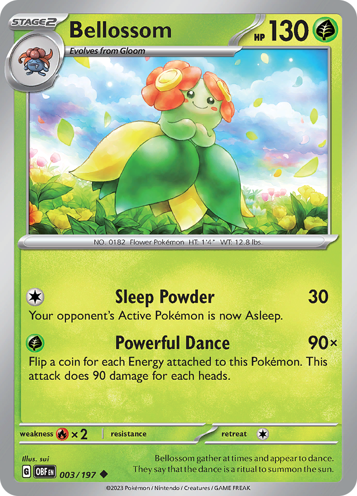 Bellossom (003/197) [Scarlet & Violet: Obsidian Flames] | Pegasus Games WI