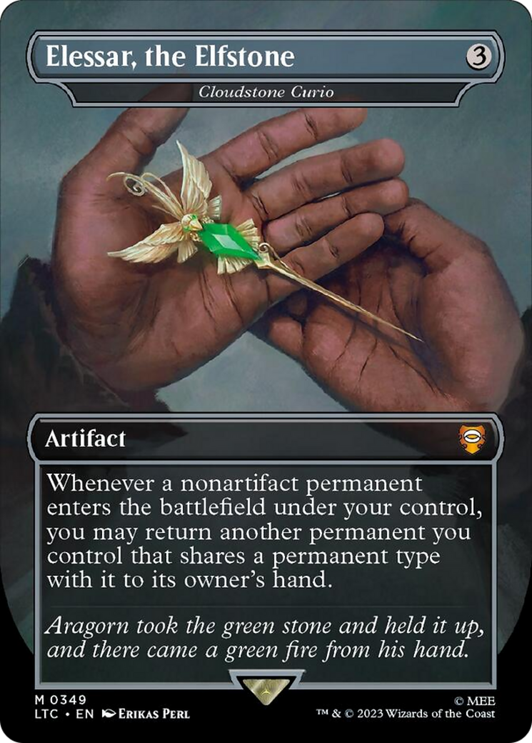 Cloudstone Curio - Elessar, the Elfstone [The Lord of the Rings: Tales of Middle-Earth Commander] | Pegasus Games WI