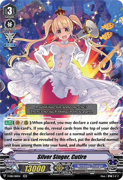 Silver Singer, Cutire (V-EB11/010EN) [Crystal Melody] | Pegasus Games WI