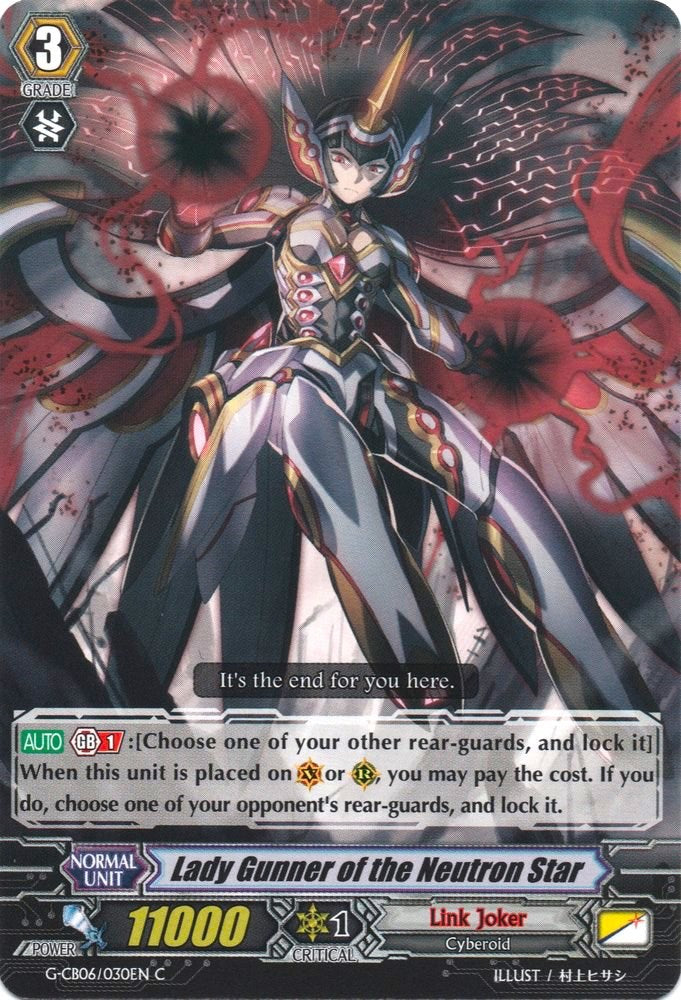 Lady Gunner of the Neutron Star (G-CB06/030EN) [Rondeau of Chaos and Salvation] | Pegasus Games WI