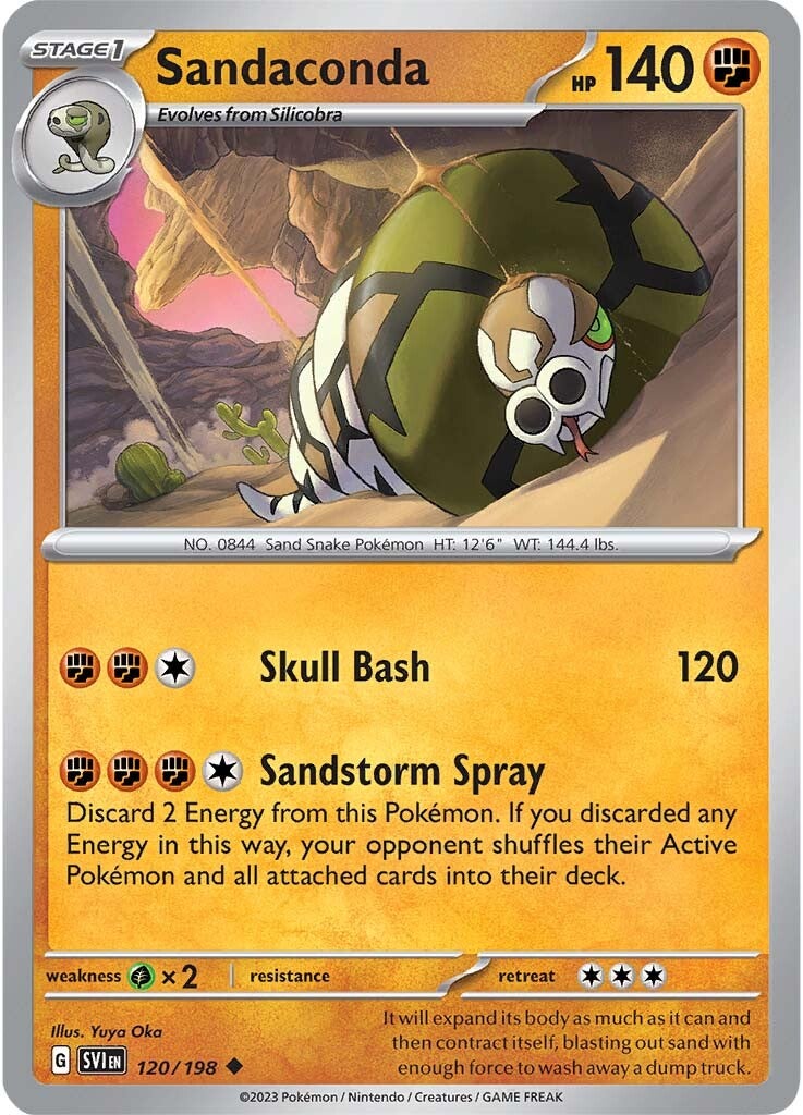 Sandaconda (120/198) [Scarlet & Violet: Base Set] | Pegasus Games WI