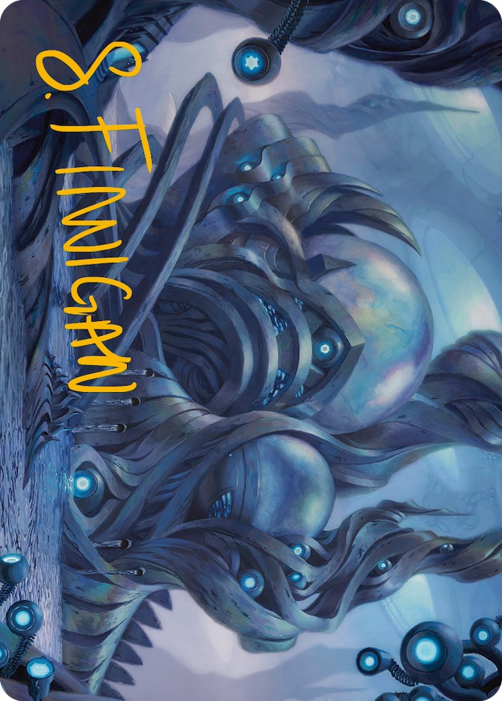 The Surgical Bay Art Card (Gold-Stamped Signature) [Phyrexia: All Will Be One Art Series] | Pegasus Games WI