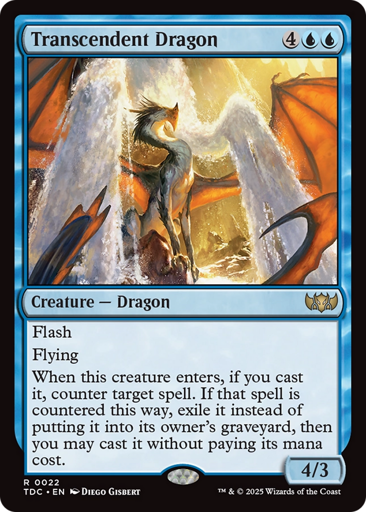 Transcendent Dragon [Tarkir: Dragonstorm Commander] | Pegasus Games WI