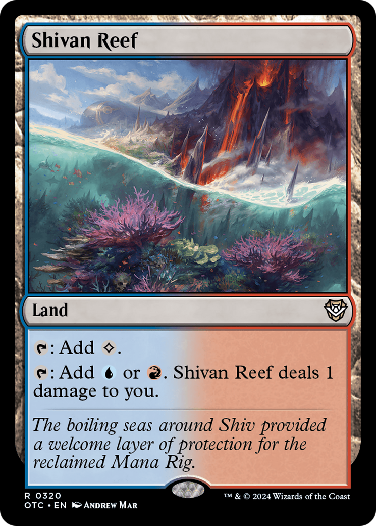 Shivan Reef [Outlaws of Thunder Junction Commander] | Pegasus Games WI