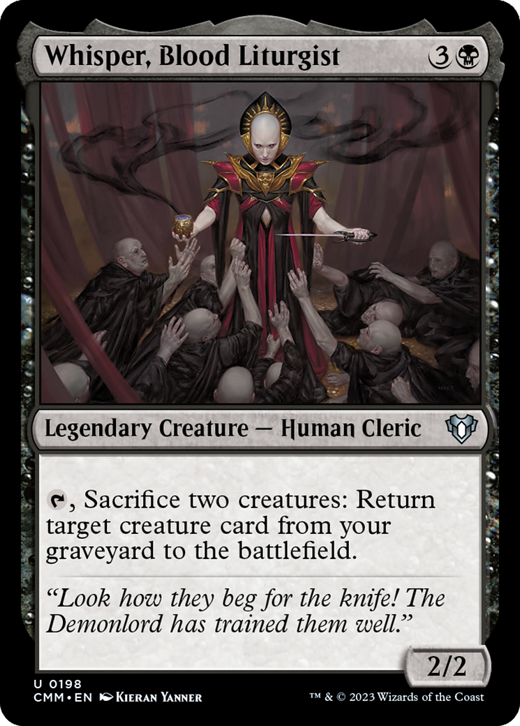 Whisper, Blood Liturgist [Commander Masters] | Pegasus Games WI