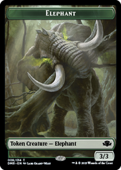 Elephant // Bird Double-Sided Token [Dominaria Remastered Tokens] | Pegasus Games WI