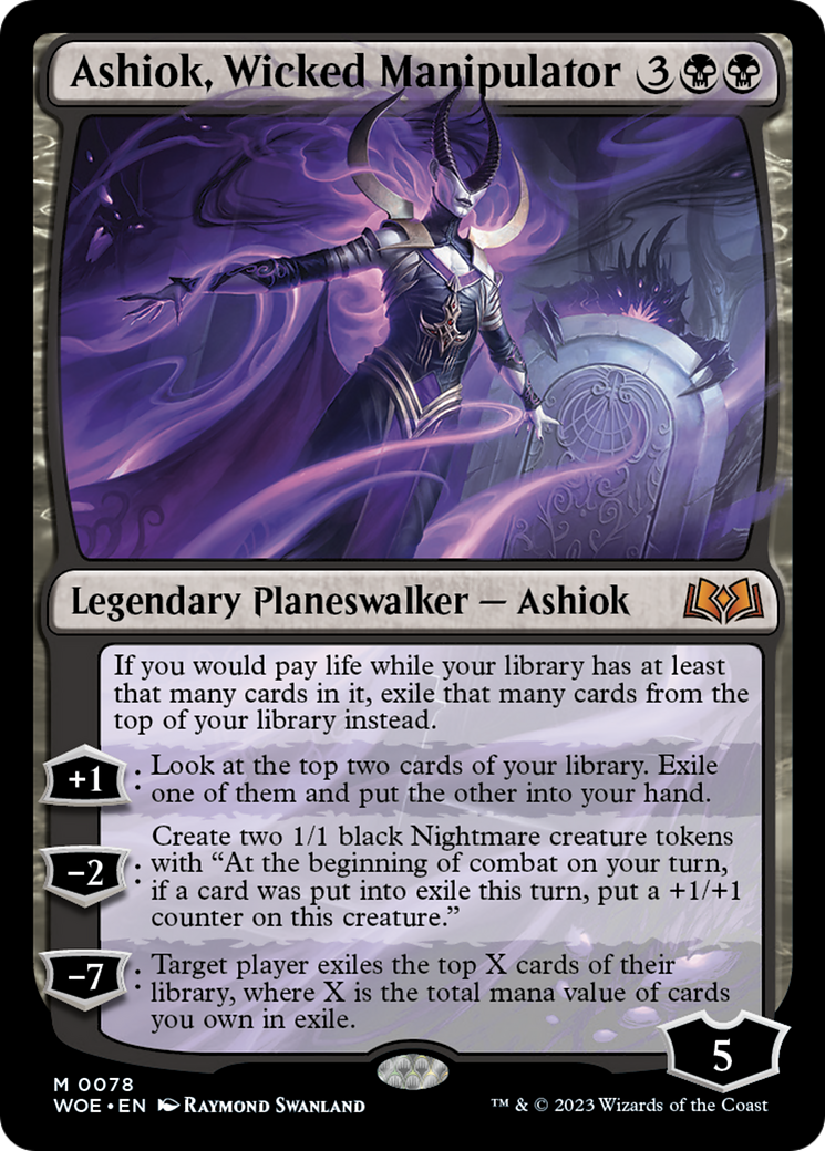 Ashiok, Wicked Manipulator [Wilds of Eldraine] | Pegasus Games WI