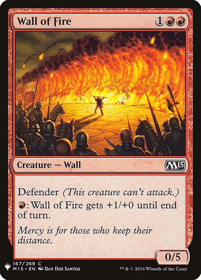 Wall of Fire [Mystery Booster] | Pegasus Games WI