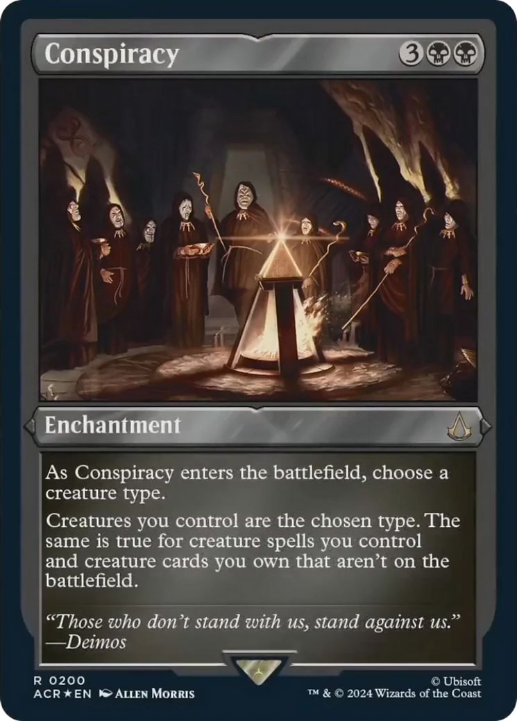 Conspiracy (Foil Etched) [Assassin's Creed] | Pegasus Games WI