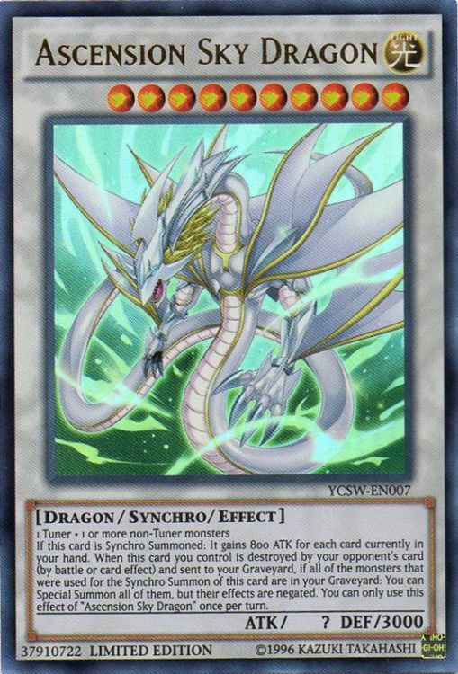 Ascension Sky Dragon [YCSW-EN007] Ultra Rare | Pegasus Games WI