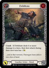 Debilitate (Yellow) [U-WTR067] (Welcome to Rathe Unlimited)  Unlimited Rainbow Foil | Pegasus Games WI