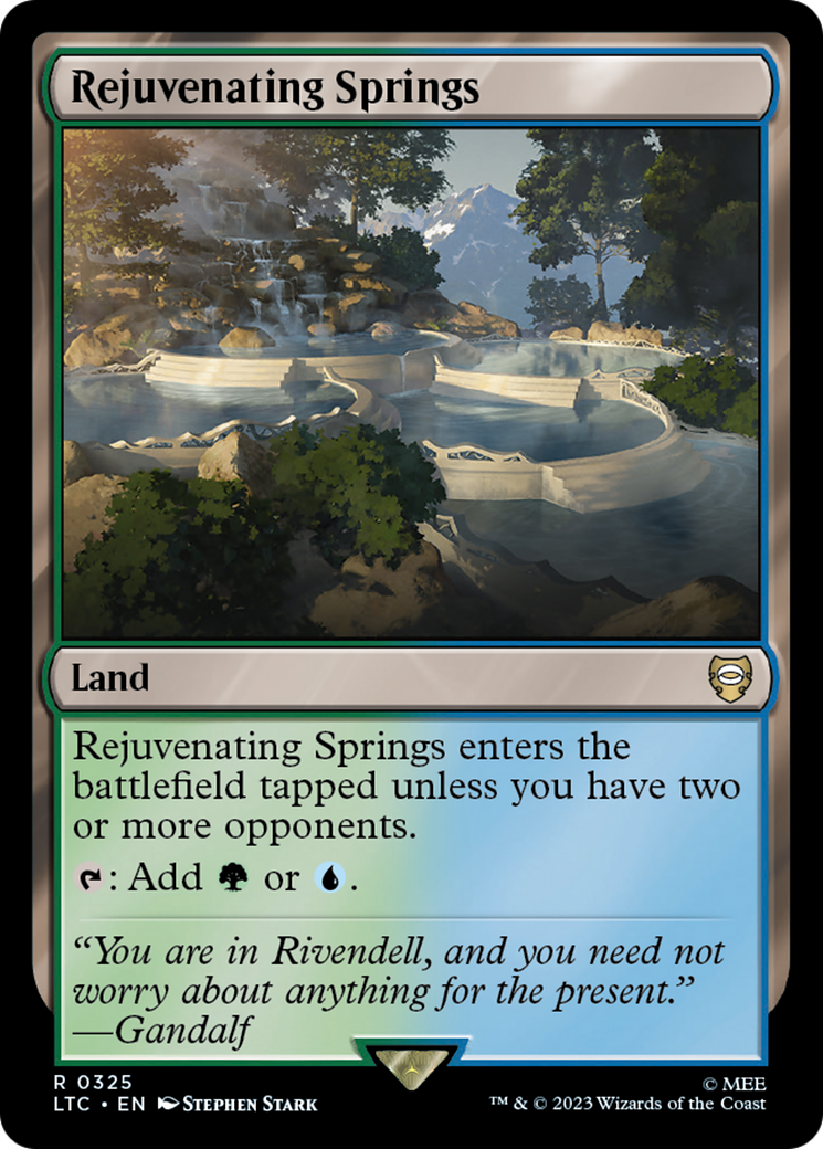 Rejuvenating Springs [The Lord of the Rings: Tales of Middle-Earth Commander] | Pegasus Games WI