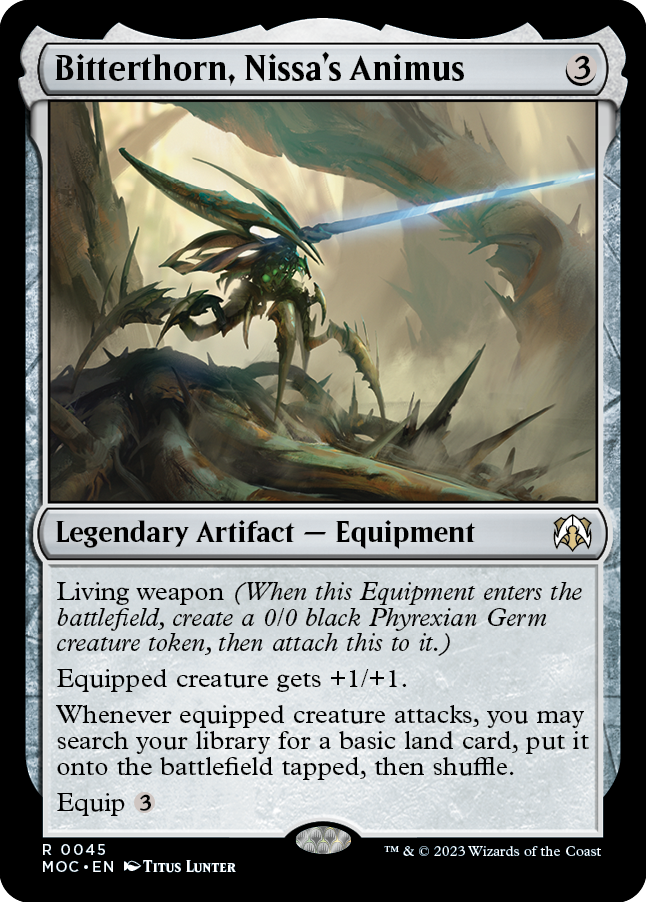 Bitterthorn, Nissa's Animus [March of the Machine Commander] | Pegasus Games WI