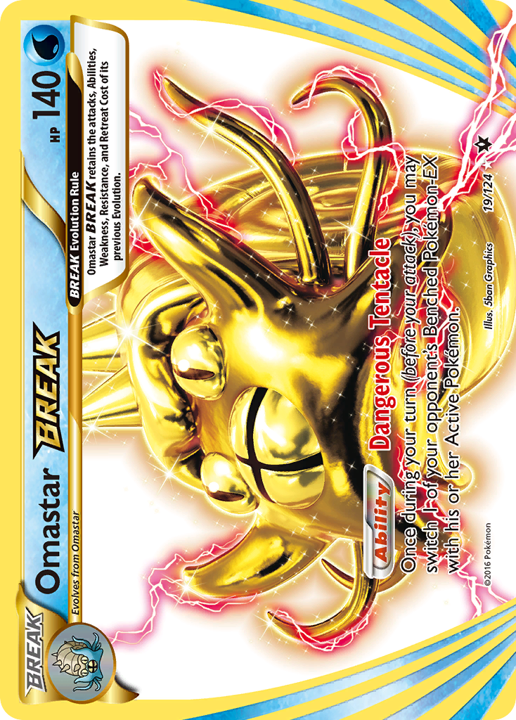 Omastar BREAK (19/124) [XY: Fates Collide] | Pegasus Games WI