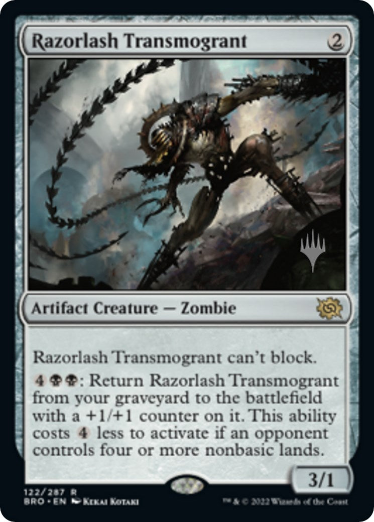 Razorlash Transmogrant (Promo Pack) [The Brothers' War Promos] | Pegasus Games WI