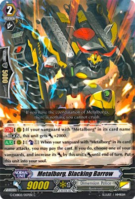 Metalborg, Blacking Barrow (G-CHB02/057EN) [We ARE!!! Trinity Dragon] | Pegasus Games WI