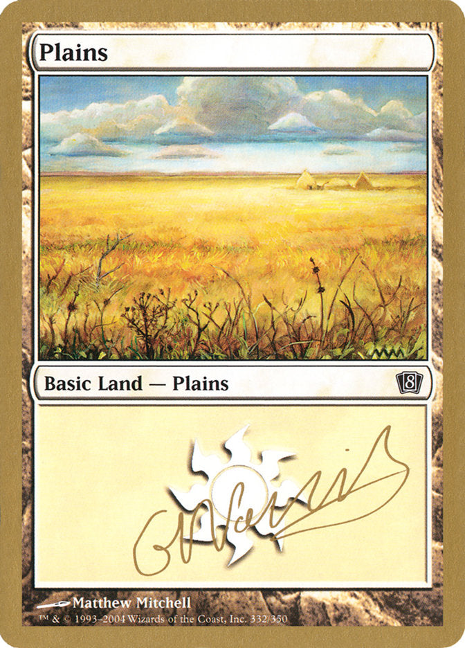 Plains (gn332) (Gabriel Nassif) [World Championship Decks 2004] | Pegasus Games WI