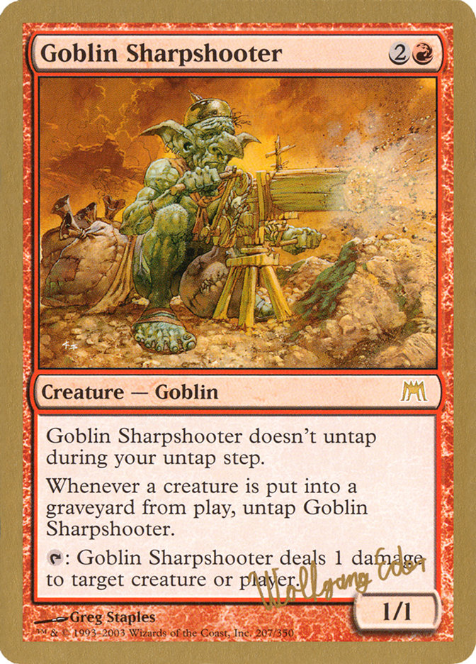 Goblin Sharpshooter (Wolfgang Eder) [World Championship Decks 2003] | Pegasus Games WI