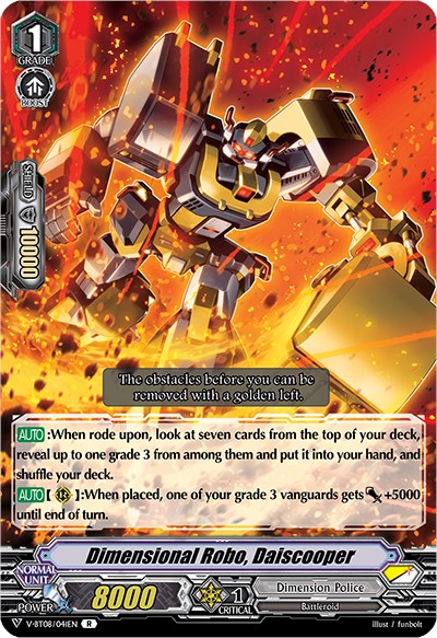 Dimensional Robo, Daiscooper (V-BT08/041EN R) [Silverdust Blaze] | Pegasus Games WI
