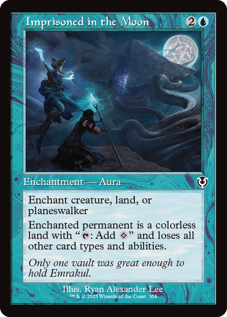 Imprisoned in the Moon (Retro Frame) [Innistrad Remastered] | Pegasus Games WI