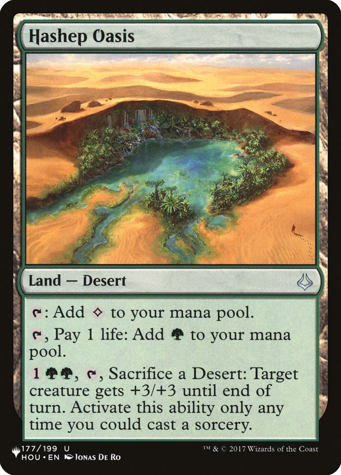 Hashep Oasis [The List] | Pegasus Games WI